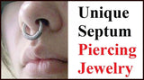 Unique SEPTUM PIERCING JEWELRY