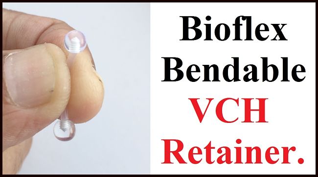 Bio Flex, Bendable & Weightless VCH Piercing RETAINER.