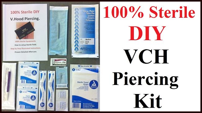 100% Sterile DIY VCH Piercing Kit.