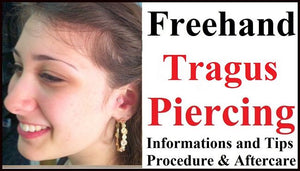 DIY TRAGUS Piercing, Tips, Procedure & AFTERCARE.