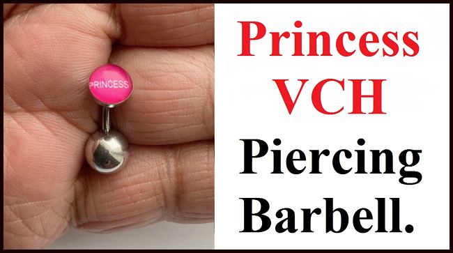 PRINCESS VCH HEAVY BALL Piercing Barbell for EXTRA PRESSURE.