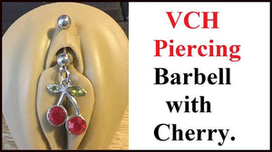 WANNA CHERRY BACK, VCH Piercing Cherry Barbell.
