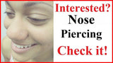 Interested NOSE PIERCING Check It Out!