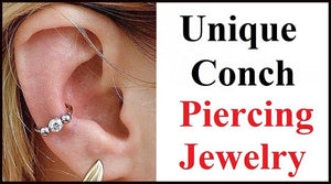 Sterilized Unique Conch Piercing Jewelry.