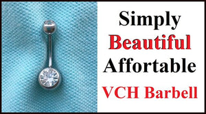 Simply Beautiful Affordable Double Gems VCH Barbell.