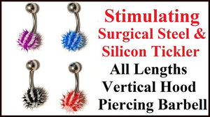 Stimulating Koosh Ball Silicon Tickler VCH Barbell.