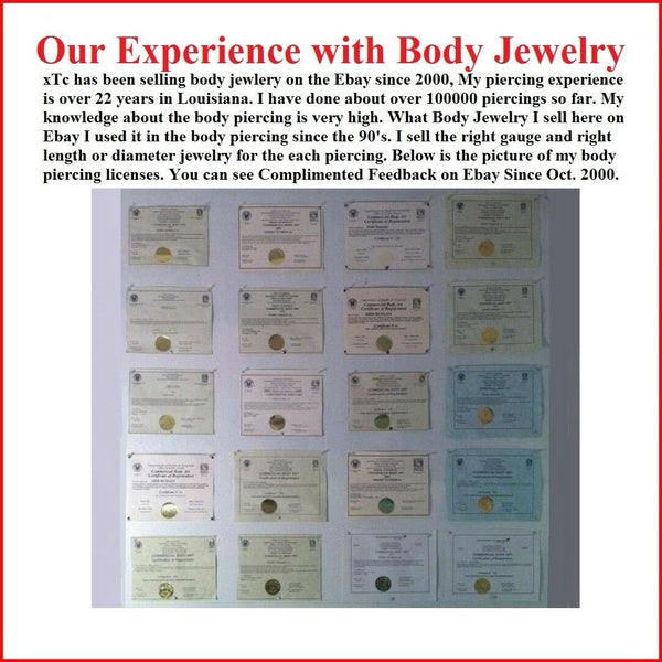 Surgical Steel Vibrating Barbell VCH 14g 10mm L Length with Dozen Batteries.