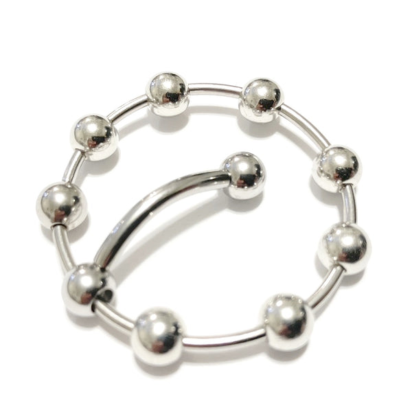 Double ur Pleasure, ADD BEADED FRENUM (Without Piercing) to PA 10g 5/8" Barbell.