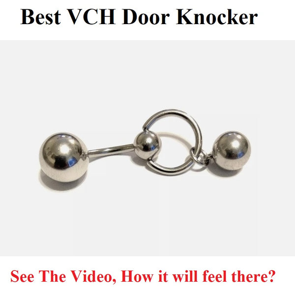 The Best, Just watch Video. Surgical Steel VCH Doorknocker Barbell.