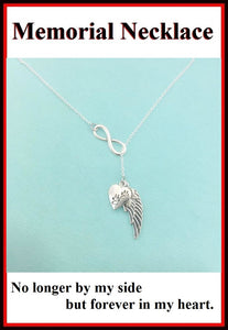 Gorgeous Handcraft Dog or Cat Memorial Necklace Lariat Style.