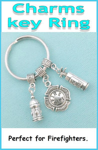 Perfect Charms Key Chain for FIREFIGHTERS  related Charms.