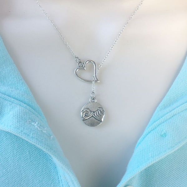 I Love Original Pinky Promise Y Necklace Lariat Style. – xtc-jewelry