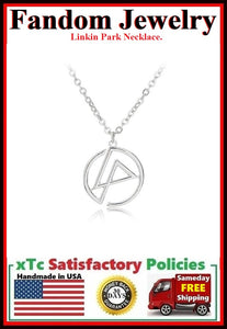 Linkin Park Charm Silver Necklaces.