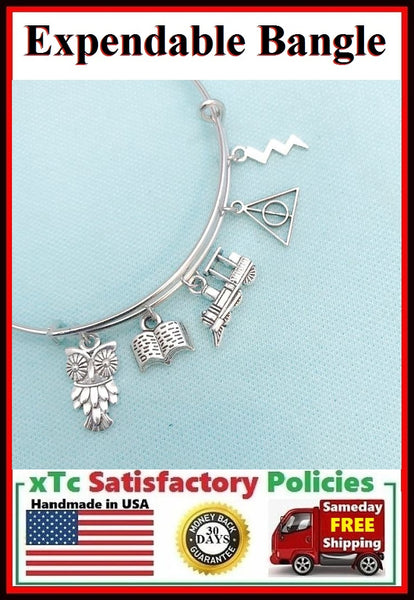 Harry Potter inspiration related Charms Bangle