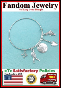 Zombie Killer and Quote Charms Expendable Bangle.