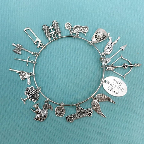 Fandom Zombie Charms Bangle Bracelet.