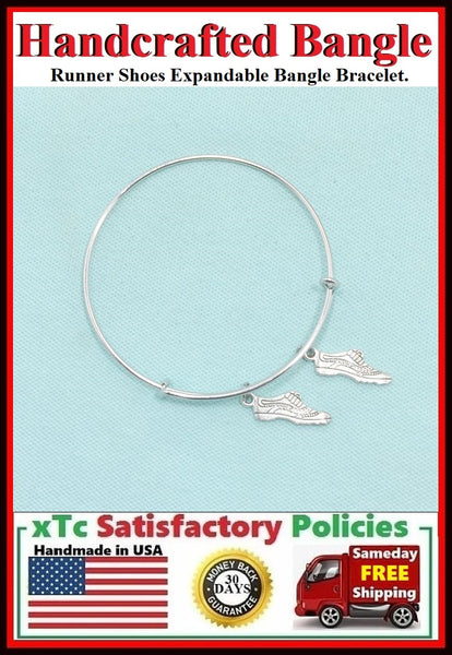 Runner Shoes Expendable Charms Bangle.