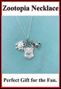 Zootopia Charms: Gorgeous Cluster Charms Necklace.