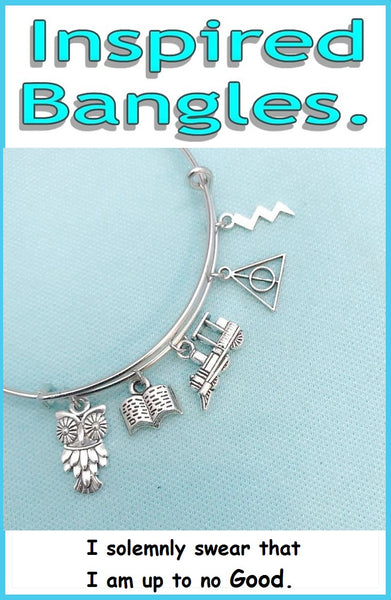 Harry Potter inspiration related Charms Bangle