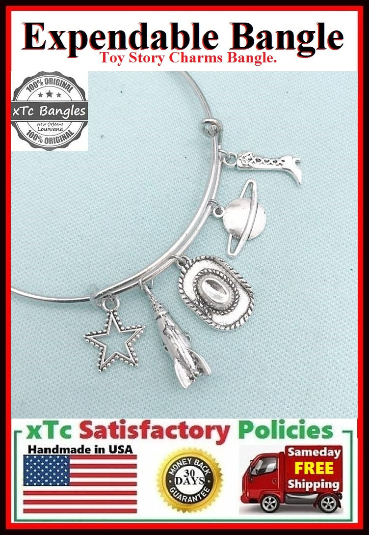 TOY STORY Inspiration Related Charms Expendable Bangle