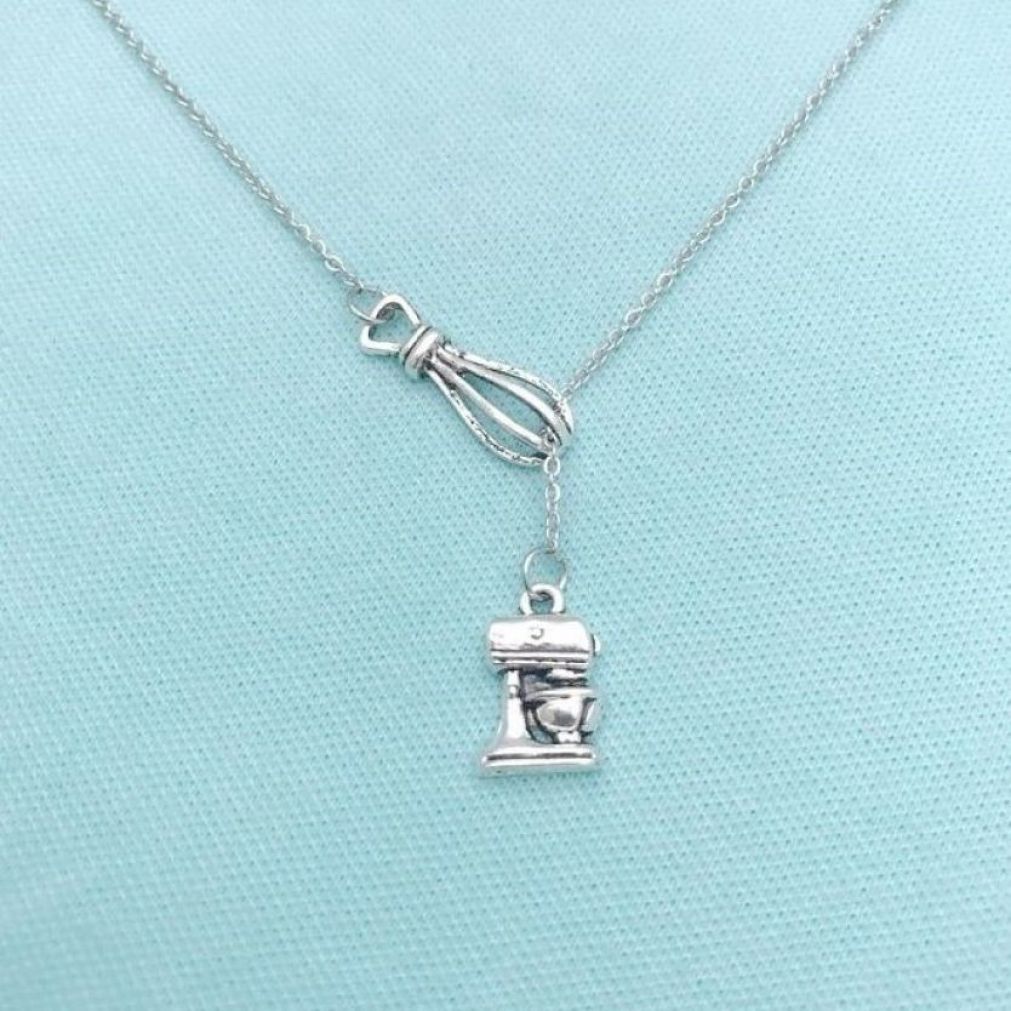 Baker, Cook, Chef, Mom Mixers Charms Necklace Lariat Style.
