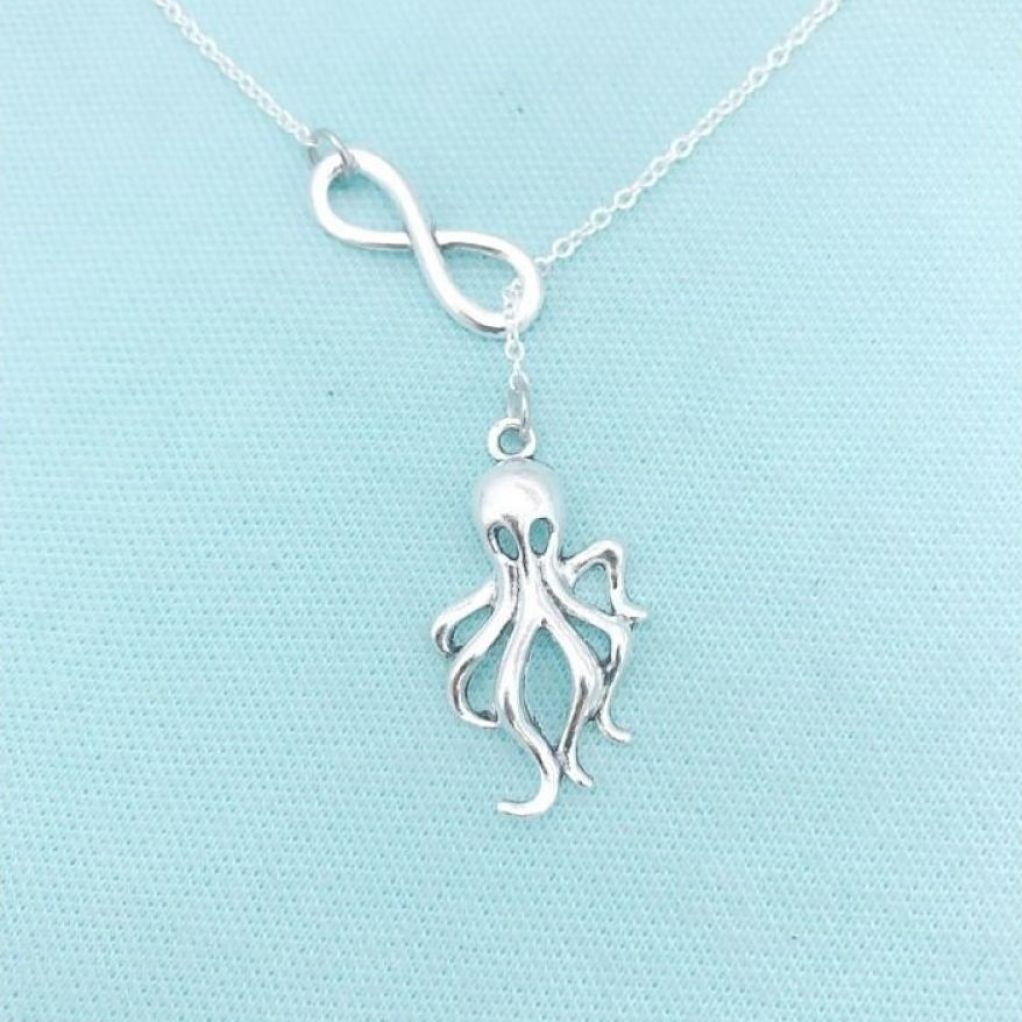 MODERN n TRENDY; Octopus Necklace Lariat Style.