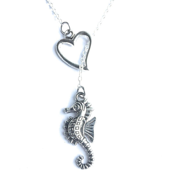 Find a Lover Like Seahorse: SEAHORSE Charms Handcrafted Necklace.