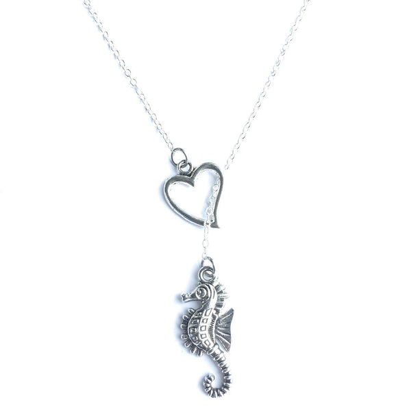 Find a Lover Like Seahorse: SEAHORSE Charms Handcrafted Necklace.