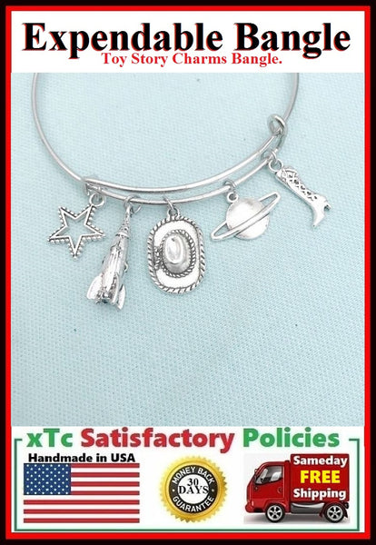 TOY STORY Inspiration Related Charms Expendable Bangle