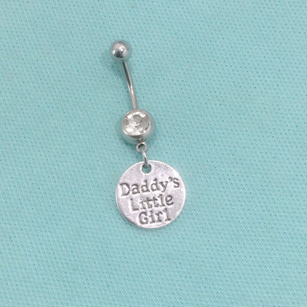 DADDY's GIRL Surgical Steel Handmade Belly Ring