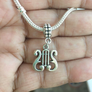 Music Lovers Music Symbol Silver Bead For Charm Bracelet
