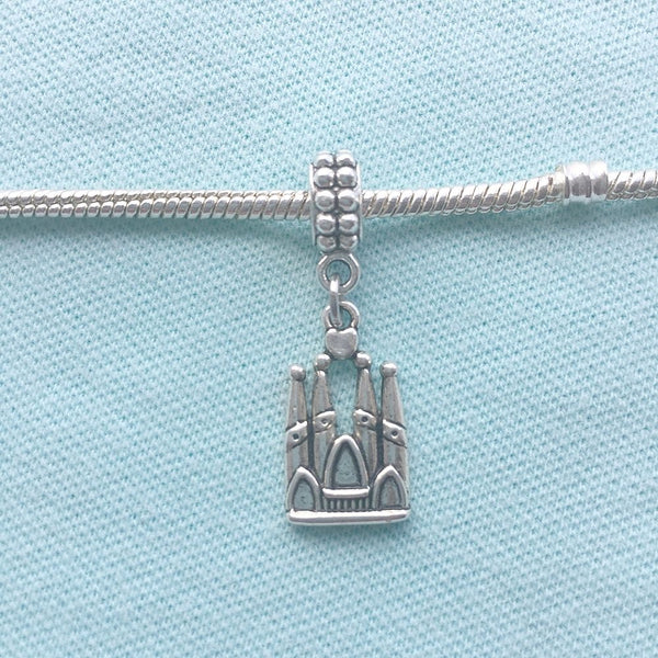 La Sagrada Familia Barcelona Silver Bead For Charm Bracelet
