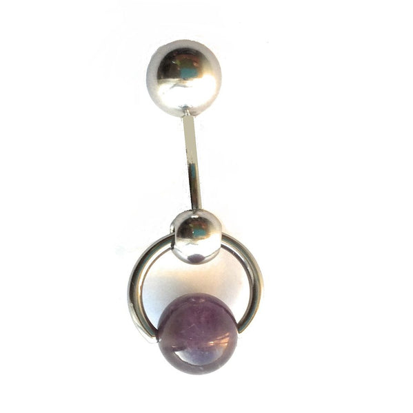Amethyst Stone Reversible VCH Door Knocker with Heavy Ball for Extra Pressure.