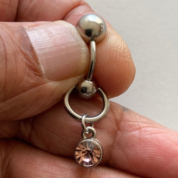 LILAC Gem Top Drop VCH Barbell with Heavy Ball for Extra Pressure.