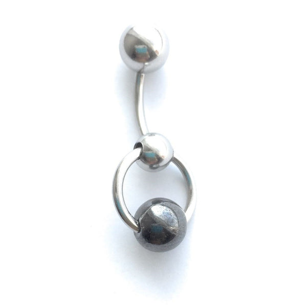 Magnetic Hematite Stone Reversible VCH Door Knocker with Heavy Ball for Extra Pressure.