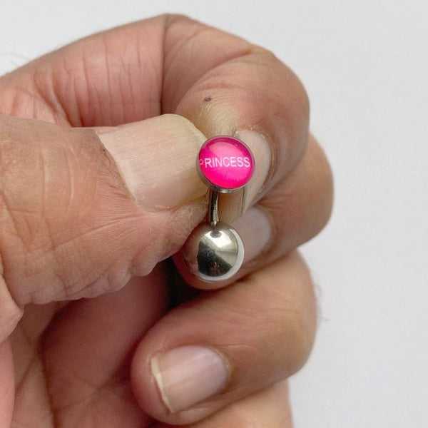 PRINCESS VCH HEAVY BALL Piercing Barbell for EXTRA PRESSURE.