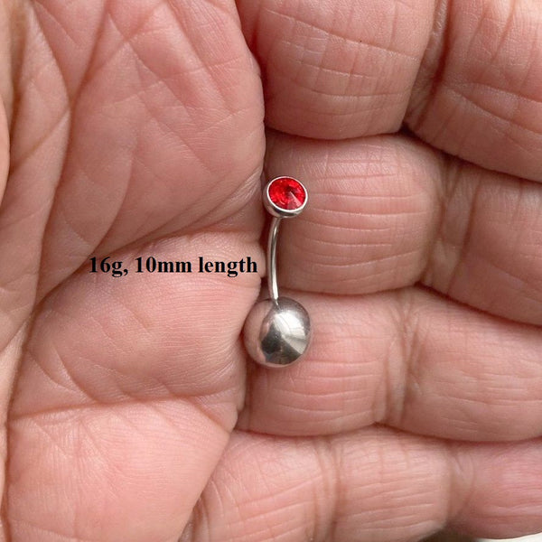 THIN 16 Gauge RED Gem top with Big n Heavy Ball for Extra Pressure.