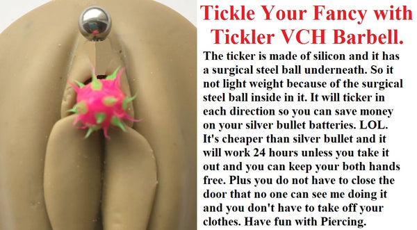 Tickle Your Fancy with Silicon Tickler VCH Barbell.