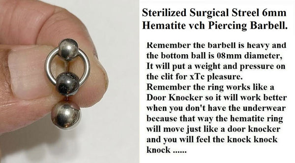 Surgical Steel with HEMATITE VCH Reversible Door Knocker with Heavy Ball for Extra Pressure.