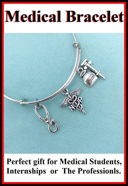 Medical Bracelet : NP Related Charms Expendable Bangle.