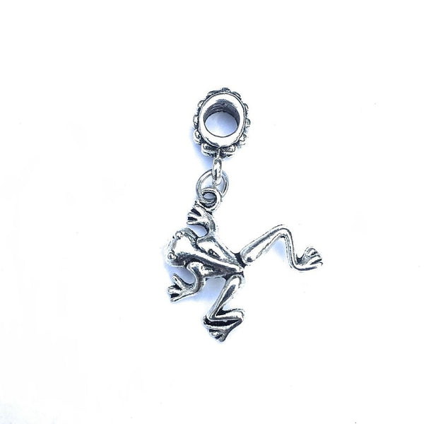 Silver Frogs Charm Bead for European and American Bracelet.