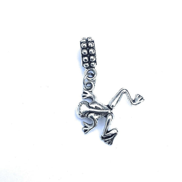 Silver Frogs Charm Bead for European and American Bracelet.
