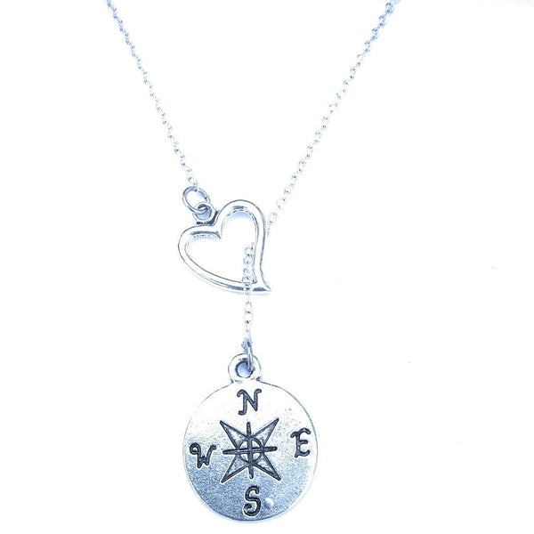 I Love Wondering Silver Lariat Y Necklace.