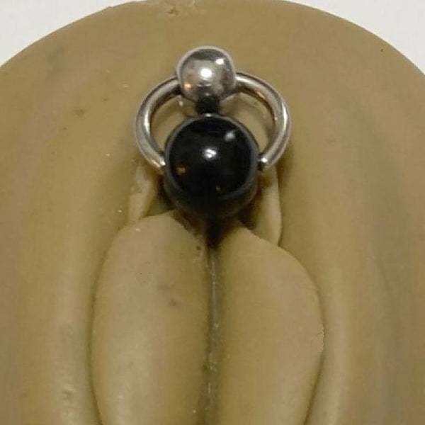 Surgical Steel with ONYX VCH Reversible Door Knocker with Heavy Ball for Extra Pressure.