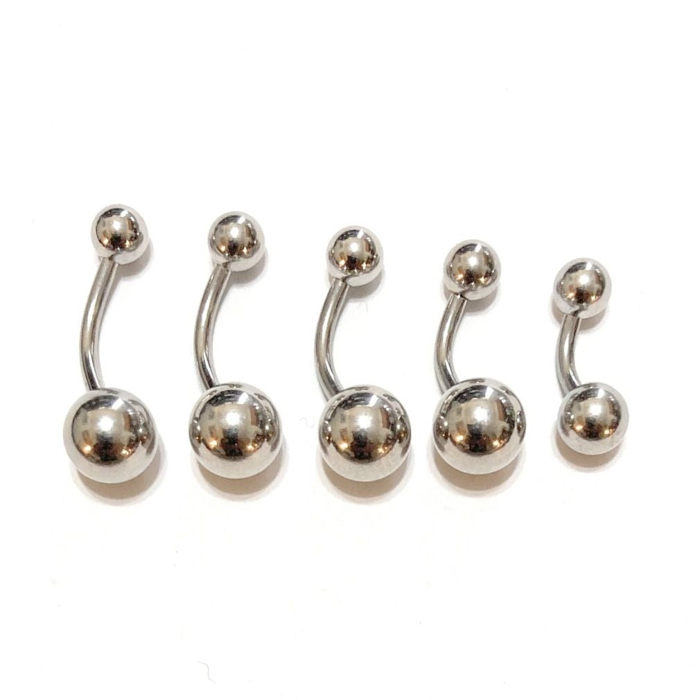 From SHORTEST to LONGEST ALL Length Surgical Steel VCH Piercing Barbells.