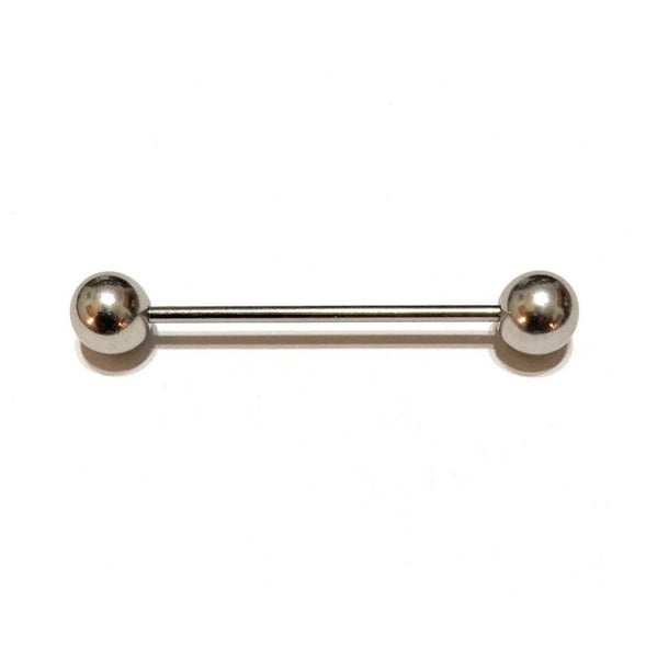 Sterilized Stainless Steel 14g 8mm BIG BALLS 35 mm Length AMPALLANG Barbell.
